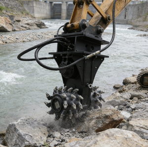 Nuevo Modelo 2026: Cortadora Rotativa Duradera de Alto Rendimiento, Cortadoras de Tambor Longitudinales Hidráulicas para Excavadora, Cortadora de Tambor de Dos Cabezas - Product Image 1