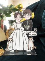 Cartes de table personnalisées en acrylique transparent faites à la main en forme d'arche de mariage pour les invités, usage professionnel lors de banquets de mariage en Chine
