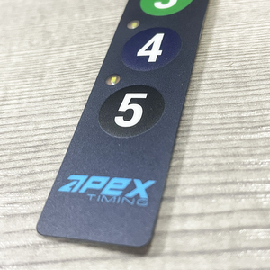 Nhà Máy mẫu miễn phí tùy chỉnh dập nổi đẩy <span class=keywords><strong>5</strong></span> nút phím không thấm nước FPC màng bàn phím với ánh sáng LED - Product Image 5