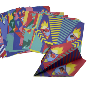 Cá nhân 3D Origami Câu Đố não-đào tạo DIY kim loại thủ công cho trẻ em không gian suy nghĩ động vật & thiên nhiên chủ đề lứa tuổi <span class=keywords><strong>4</strong></span>-6 - Product Image 1