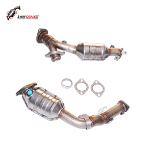 Acier inoxydable de haute qualité une paire de convertisseur de <span class=keywords><strong>catalyseur</strong></span> à trois voies pour les pièces automobiles Pajero Sport China - Product Image 5