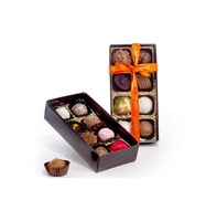Vente en gros de boîte d'emballage de chocolat en papier couché avec matériaux recyclés personnalisés de luxe boîtes magnétiques rigides à tiroir en forme de rectangles