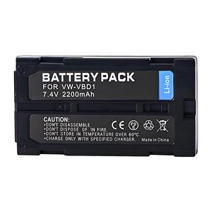 VW-VBD1 2200mAh VBD1 Battery for Panasonic AJ-UPX360 AG-AC30 Camcorder CE RoHS Certified Wholesale Bulk 0-Cycle Top Cell - Product Image 1