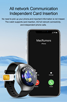 Reloj inteligente Android con WiFi y tarjeta SIM teléfono móvil red 4G ultra Cámara GPS 4G Relojes inteligentes