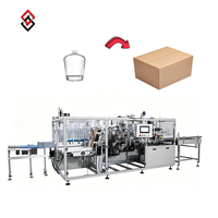 Vollautomatisches Lebensmittelgeeignetes Kartonverpackungssystem Etikettierungs-Schichteinleger Stretchwickler Motor für Hochproduktive Endlinie
