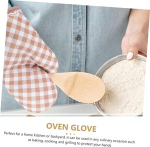 Gants de four et de barbecue anti-brûlure, isolants thermiques, épais, résistants aux hautes températures, pour cuisine et micro-ondes, directement de l'usine - Product Image 3