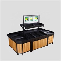 Fabriek Custom Fruit Plank Display Rack Groenteplank 1-2 Laag