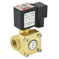 Válvula Solenoide Pilotada de 16 Bares Serie 0927 0955 Normalmente Cerrada/Abierta, Código HS, 220V AC 24V DC