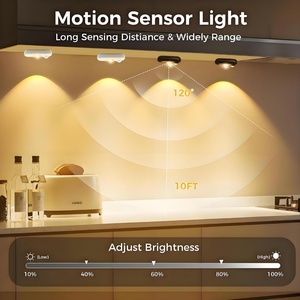 Luz Nocturna Magnética Inteligente para Armario, Recargable, Inalámbrica, Mini Lámpara con Sensor Automático - Product Image 3
