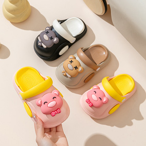 Sandales d'été pour enfants <span class=keywords><strong>EVA</strong></span> <span class=keywords><strong>Little</strong></span> Bear, chaussures à bout ouvert pour garçons et filles, dessin animé, antidérapantes, à semelle épaisse et souple, pour l'intérieur et l'extérieur - Product Image 2