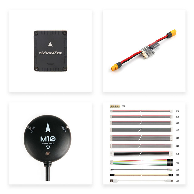 Holybro Pixhawk 6X Autopilot PIX Flight Controller for Remotely Controlling Quadcopters As a Basic Accessory for Multi-rotor
