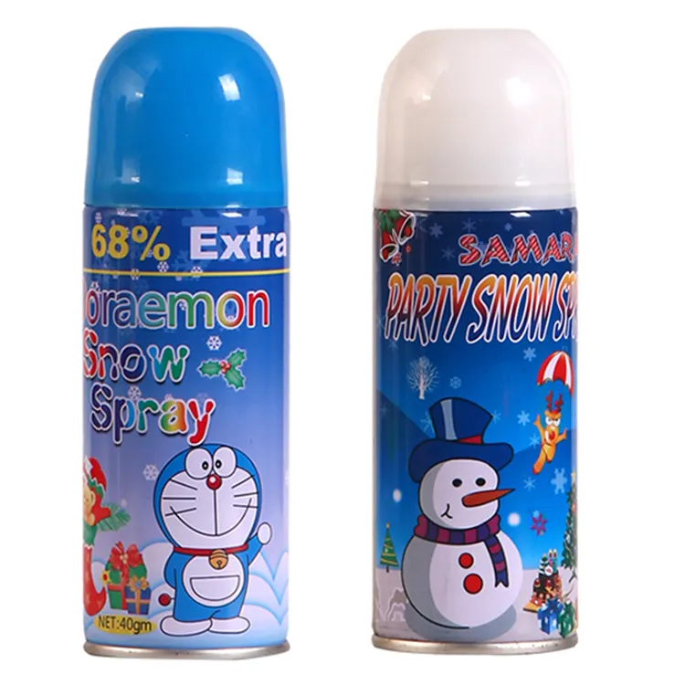 Celebración de cumpleaños fiesta de nieve de espuma para la fiesta de Navidad de spray de espuma de