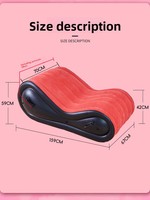 Chaise de yoga gonflable en forme de S - Canapé ergonomique pour étirements et soulagement du corps entier