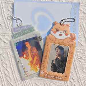 Muestra Gratuita: Porta Tarjetas de PVC con Llavero, Atractivo Estuche para Guardar Fotografías, Material de Papelería para Tarjetas de Crédito - Product Image 1