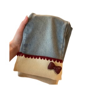 Tongxingyuan Girls Fleece <b>Lined</b> Jeans Winter 2024 Cotton Woven <b>Pants</b> Solid Color Childrens <b>Pants</b> - Product Image 5