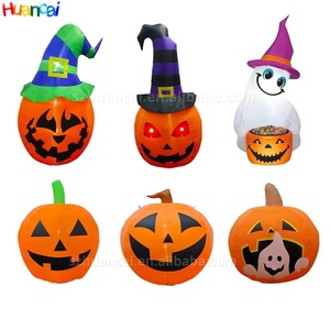 Personnages gonflables publicitaires d'Halloween personnalisés pour l'extérieur, avec LED, pour voiture, fantôme, citrouille, jardin, cour, fête, événement - Product Image 2