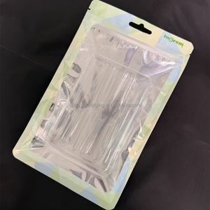 Estuche para 5 cigarrillos con cierre a presión, blíster tipo clamshell, empaque de plástico, compatible con conos enrollados de 98 mm de longitud. - Product Image 2