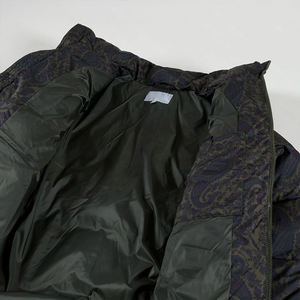 Veste en coton <span class=keywords><strong>ciré</strong></span> à imprimé bloc personnalisé avec logo pour homme, veste d'hiver imperméable, manteau matelassé pour <span class=keywords><strong>femme</strong></span> - Product Image 6