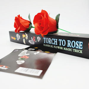 JELO Nouveauté Tour de Magie Rose Jouet Amusant en Plastique Torche Change Roses Mystique Surprise <span class=keywords><strong>Blague</strong></span> <span class=keywords><strong>Blague</strong></span> - Product Image 4