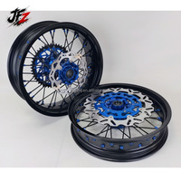 Ensemble de roues Supermoto de 17 pouces pour Fantic XE YZ125 YZ250 YZF250 YZF450 17 3 5 17 5 0 2005 2024 Pièces de conversion pour moto