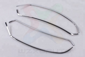 WZXDAUTO Car <b>Chrome</b> Cover Accessories High Quality <b>Chrome</b> Kit Handle Lamp Stickers Trim for 2013 - Product Image 4
