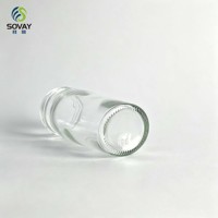 Pot en verre vide de 130 ml, petit format, courbé, avec couvercle à vis, récipient alimentaire pour conserves maison, achat en gros par petites lots