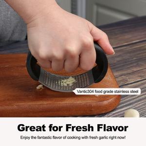 Presse-<span class=keywords><strong>ail</strong></span> manuelle en acier inoxydable et écraseur d'<span class=keywords><strong>ail</strong></span>, presse-<span class=keywords><strong>ail</strong></span> à bascule avec éplucheur et brosse de nettoyage, outils de cuisine - Product Image 6