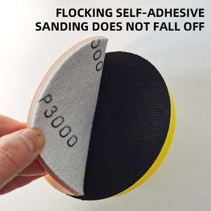 บล็อกฟองน้ำขัดมือ6นิ้ว5นิ้ว20ชิ้น,กระดาษทรายขัดอะลูมิเนียมออกไซด์สำหรับยานยนต์ - Product Image 5