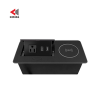 ETL répertorié USA alimentation USB charge chargeur sans fil canapé de table pop up prise de courant électrique extension de prise de courant