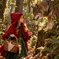 Ensemble de costumes de fée médiévale pour filles, cape à capuche de petit chaperon rouge, robe longue verte, ceinture tressée en feuilles, pochette en cuir