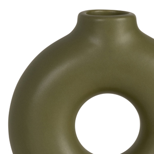 Vaso in Ceramica Verde Oliva dal Design Moderno per Arredamento Casa, Soggiorno, Camera da Letto, Ufficio, Pezzo d'Accento - Product Image 5