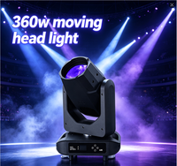 Luz de Cabeza Móvil LED de 360W, Luz de Haz 17r con Zoom, Luces de Escenario para Discoteca, Bar, Conciertos, DJ
