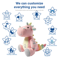 Créez votre propre peluche personnalisée, adorable dragon coloré en peluche, cadeau unique pour les enfants et les amis