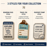 Aimant de réfrigérateur brodé personnalisé avec logo, collection de souvenirs touristiques, conception d'aimant de réfrigérateur caché, cadeau, service tout-en-un