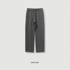 Pantalones deportivos de hombre con estampado de logotipo personalizado, pantalones de chándal de algodón con cintura elástica y bolsillos, estilo informal de gran tamaño - Product Image 3