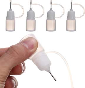 Bouteilles à <span class=keywords><strong>aiguille</strong></span>, flacons applicateurs à pointe de précision, flacon doseur avec pointe d'<span class=keywords><strong>aiguille</strong></span>, petit flacon en plastique pour le <span class=keywords><strong>remplissage</strong></span>, pour la colle, l'encre - Product Image 4