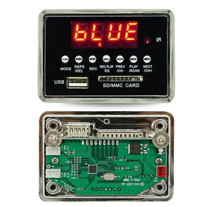 Kit USB Speaker Musik AUX Radio FM Modul Layar LED <span class=keywords><strong>Bluetooth</strong></span> MP3 Kartu <span class=keywords><strong>Decoder</strong></span> MP3 Player Papan Sirkuit 12V - Product Image 6