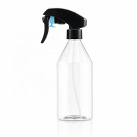 Bouteille pulvérisateur vide en plastique PET de 300 ml, flacon pulvérisateur rechargeable pour emballage de liquides cosmétiques et de nettoyants