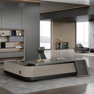 Vente en gros de bureau de directeur général Mobilier de bureau design moderne en bois de luxe - Product Image 1