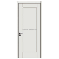 Portes intérieures en bois pour bureau Maison Chêne blanc Placage de bois massif Finition Serrure intelligente Certifiée CE Étanche Design minimaliste