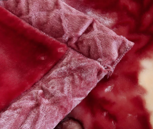 Vente de gros Couvertures raschel pour lit double de 6kg en polyester 100% King Size Couvertures à sublimation en tricot doux - Product Image 6