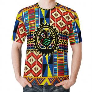 Impression à la demande Conceptions de transfert de chaleur pour hommes T-shirt surdimensionné Vêtements imprimés tribaux africains personnalisés <span class=keywords><strong>Marcus</strong></span> Garvey Sankofa Bird - Product Image 2