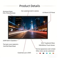 Pantalla LED de 43 Pulgadas para Montaje en Pared, Máquina de Publicidad Vertical para Escaparates, Mini Pantalla Publicitaria para Tiendas