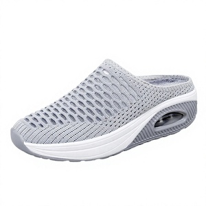 Women's Thick-Soled Half-Slip Slip-On <b>Beach</b> Air Cushion <b>Shoes</b>-Height Increasing Fashion Trend Spring Summer Autumn - Product Image 2