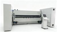 Machine à plier CNC semi-automatique entièrement électrique 3200 pour aluminium. Système de positionnement servo-assisté pour une précision optimale