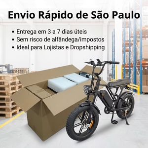 <span class=keywords><strong>Bici</strong></span> <span class=keywords><strong>Elettrica</strong></span> Fat Bike 48V 750W 20 Pollici con Doppia Sospensione Fuoristrada e Freno <span class=keywords><strong>a</strong></span> Disco Idraulico - Product Image 2
