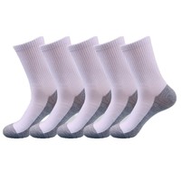 Chaussettes de sport pour hommes Hehe, coupe sport, personnalisées, écologiques, respirantes, épaisses, pour l'hiver, athlétiques, 100% coton, antibactériennes, séchage rapide