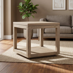Modern Weather-resistant Teak <b>Outdoor</b> <b>Side</b> <b>Table</b> Set for Hotel Garden Poolside Villa hotel Patio Use - Product Image 2