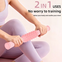 Rouleau de massage multifonctionnel en PP+TPR+TPE de 40 cm, barre de torsion pour la rééducation, entraînement unisexe, salle de sport à domicile