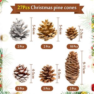 Số lượng lớn nón thông Đồ trang trí Giáng sinh tự nhiên <span class=keywords><strong>Mini</strong></span> nón thông mộc mạc nón thông Đồ trang trí cho Giáng sinh Tự Làm Thủ Công - Product Image 2